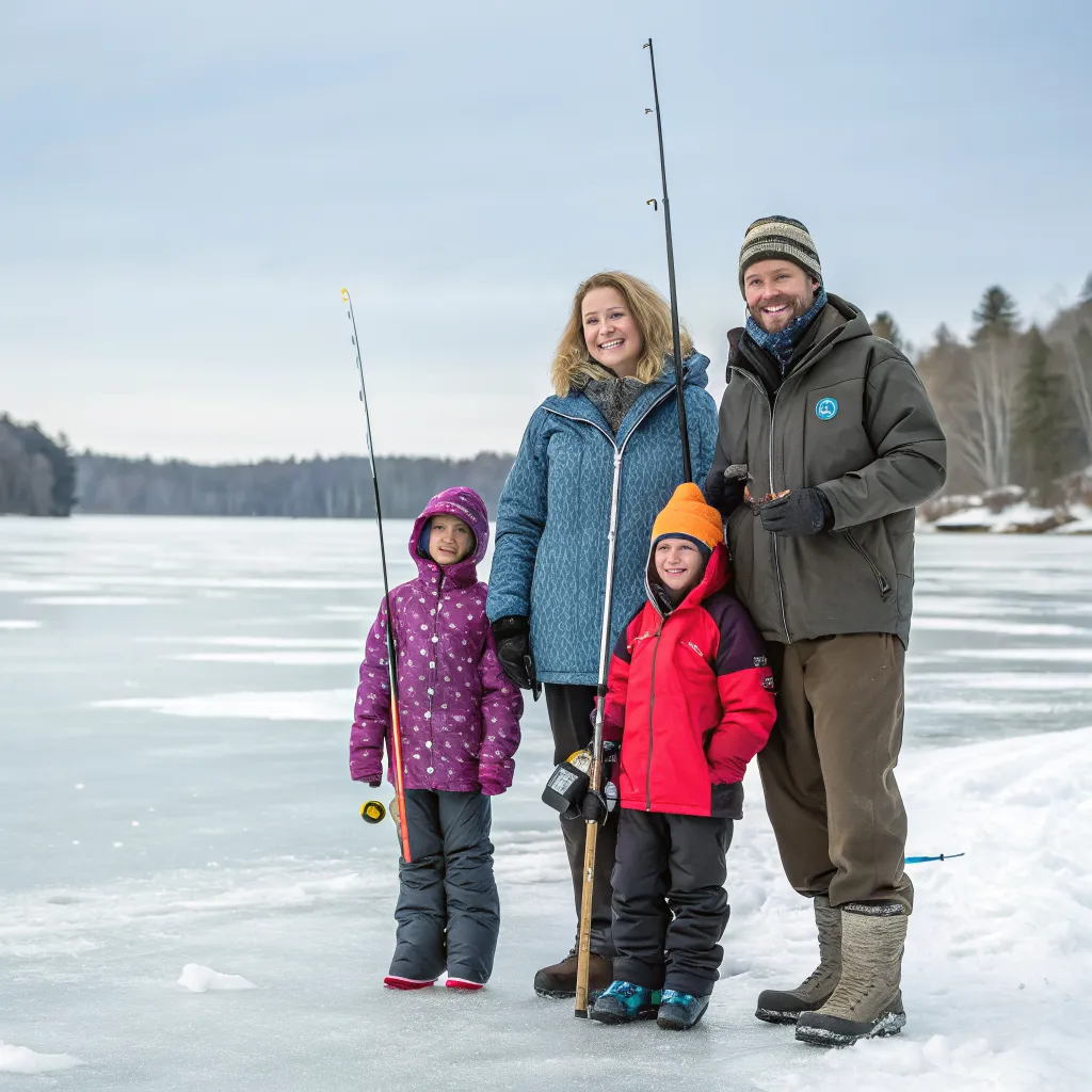 Family Ice Fishing Adventure